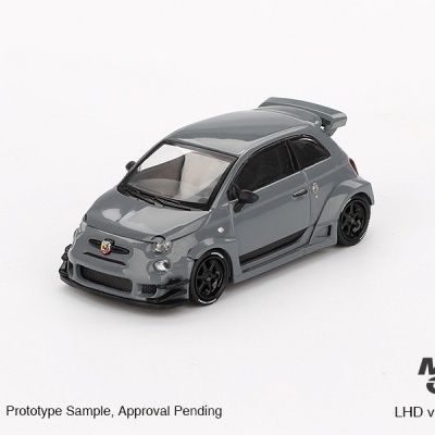 MINI GT ABARTH 595 LB-WORKS X ABAS WORKS GREY MGT00995-L