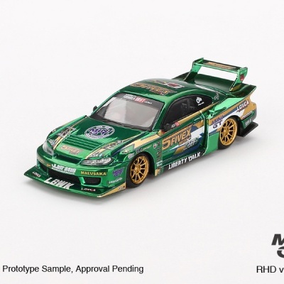 MINI GT NISSAN LB-SUPER SILHOUETTE S15 SILVIA LBWK 2024 FAUSTO RACING MGT00858-R