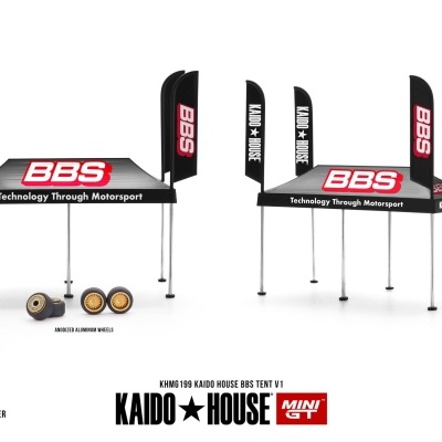 MINI GT KAIDO HOUSE BBS TENT V1 KHMG199