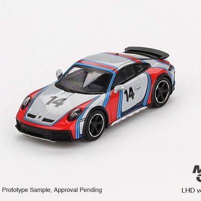 MINI GT PORSCHE 911 DAKAR ICE GREY METALLIC "RALLY 1978" MGT00964-L