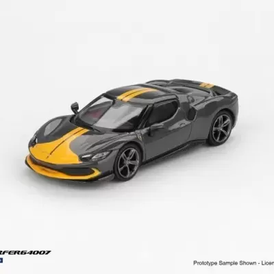 BBR FERRARI 296 GTB ASSETTO FIORANO GRIGIO SCURO BBRFER64007