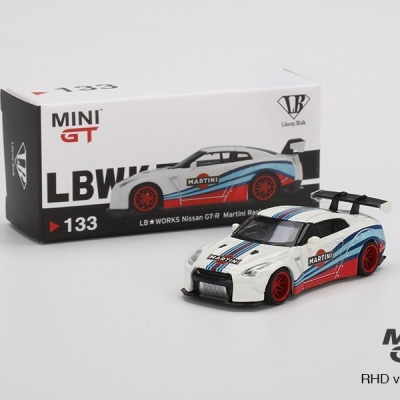 MINI GT LB WORKS NISSAN GT-R (R35) MARTINI RACING MGT00133-R