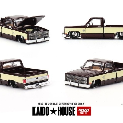 MINI GT CHEVROLET SILVERADO VINTAGE SPEC V1 1980 KHMG145