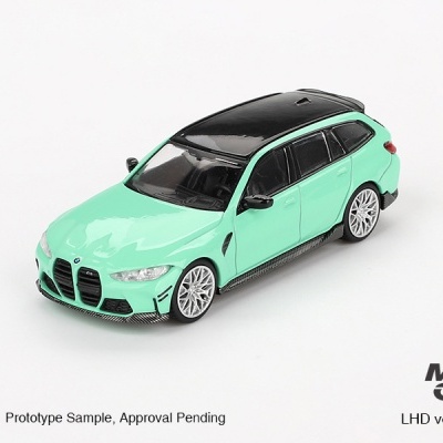 MINI GT BMW M3 M PERFORMANCE TOURING MINT GREEN  MGT00897-L