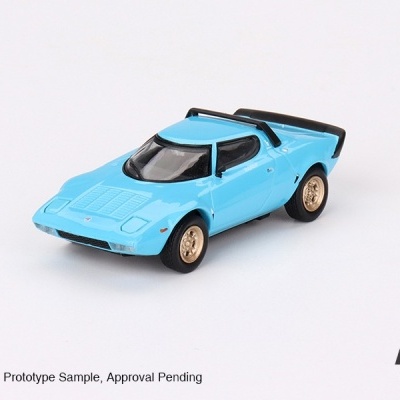 MINI GT LANCIA STRATOS HF STRADALE AZZURO CHIARO  MGT00624-L