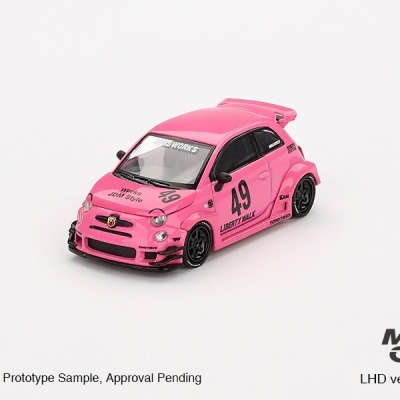 MINI GT ABARTH 595 LB-WORKS X ABAS WORKS PINK  MGT00851-L