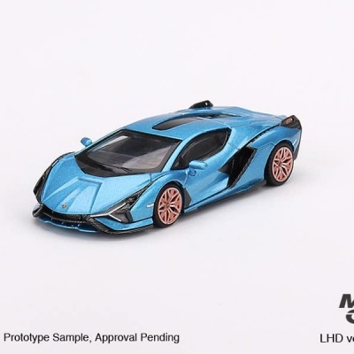 MINI GT LAMBORGHINI SIÁN FKP 37 BLU AEGIR MGT00573-L