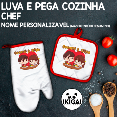 Luva e Pega Cozinha - Chibit