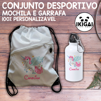 Conjunto Desportivo - Mochila e Garrafa