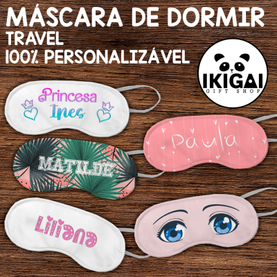 Máscara de Dormir Travel Personalizada