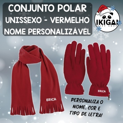 Conjunto Polar - Vermelho