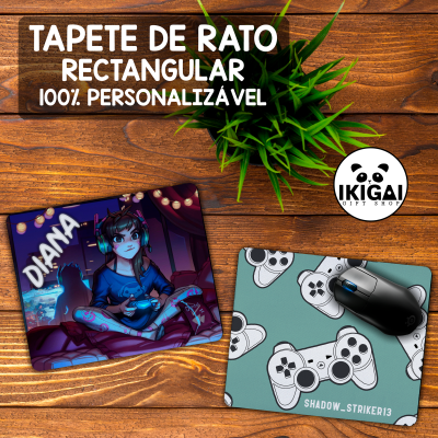 Tapete de Rato Rectangular Personalizado