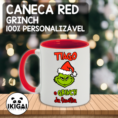 Caneca Red Personalizada - Grinch