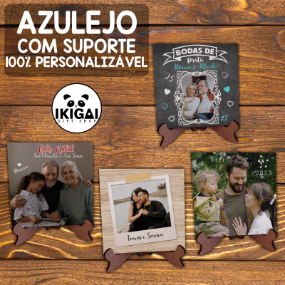 Azulejo com Suporte Personalizado