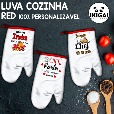 Luva Cozinha Red