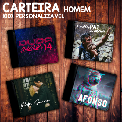 Carteira Homem Personalizada