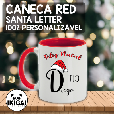 Caneca Red Personalizada - Santa Letter