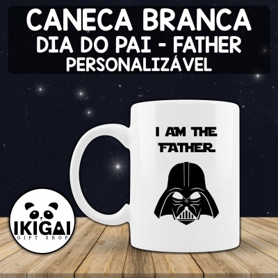 Caneca Branca Dia do Pai - Father