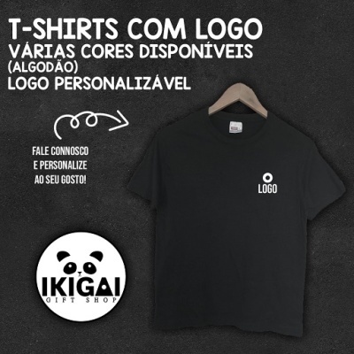 T-Shirts com Logo (1 - 4 unidades)