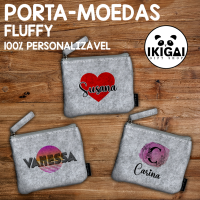Porta-moedas Fluffy Personalizado