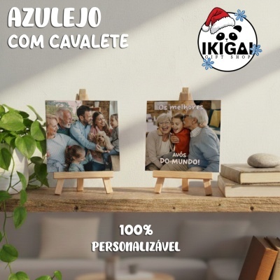 Azulejo com Cavalete