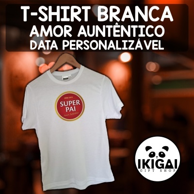 T-Shirt Branca (Poliéster) - Amor Autêntico