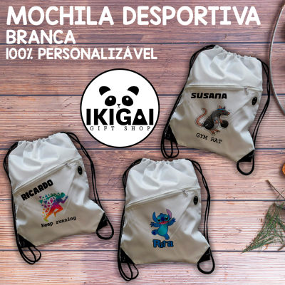 Mochila Desportiva Branca