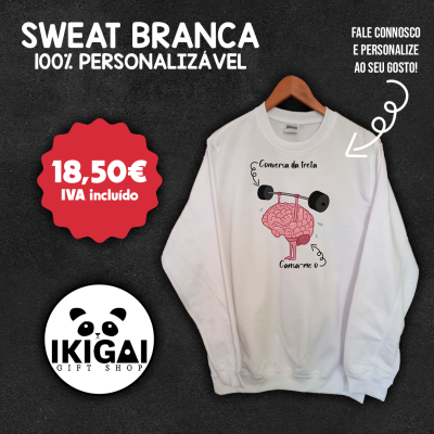 Sweat Branca Personalizada
