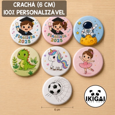Crachá (6cm) Personalizado
