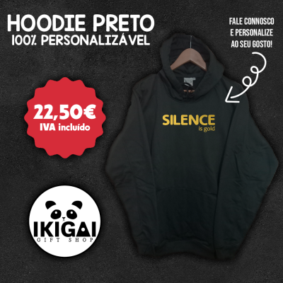 Hoodie Preto Personalizado