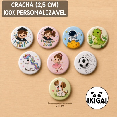 Crachá (2,5cm) Personalizado