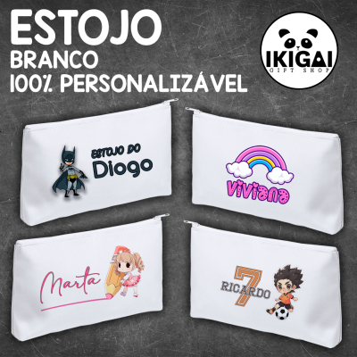 Estojo Branco Personalizado