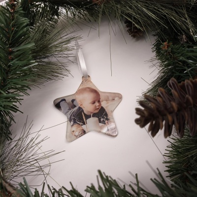 Estrela de Natal acrílica