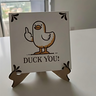 Azulejo "Duck You"
