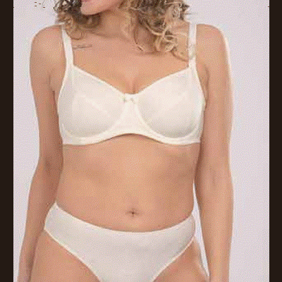 Soutien com aro acolchoado forrado a algodão