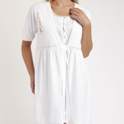 ROBE MANGA CURTA100% ALGODÃO