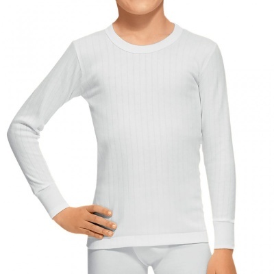 Camisola algodão térmica de rapaz - 100% algodão