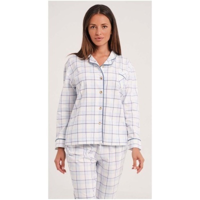 PIJAMA MULHER COM CASACO 100% ALGODÃO