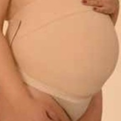 Faixa para grávida - apoio barriga e costas