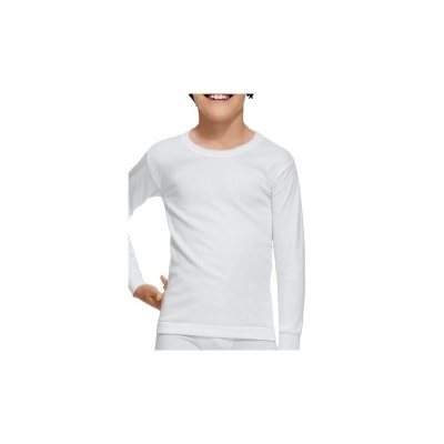 Camisola térmica rapaz100% algodão