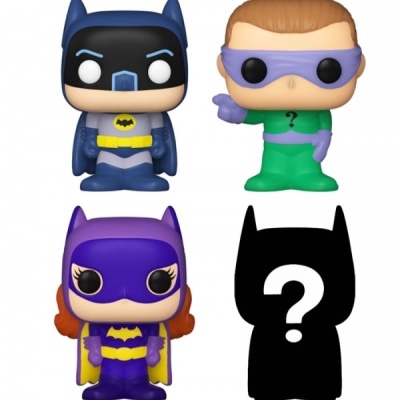 Funko Bitty POP Batman Adam West 4 Figuras - DC Comics