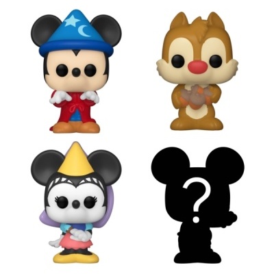 Funko Bitty POP Sorcerer Mickey 4 Figuras - Disney