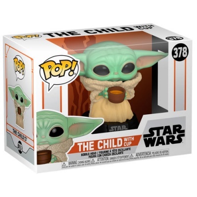 Funko POP #378 Star Wars Mandalorian The Child with Cup
