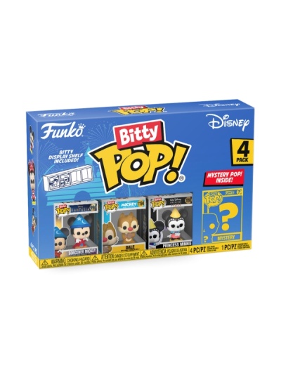 Funko Bitty POP Sorcerer Mickey 4 Figuras - Disney