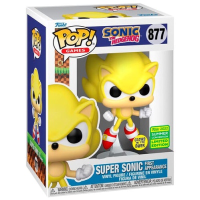 Figura POP #877 Sonic The Hedgehog Super Sonic Exclusive