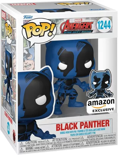 Funko POP! #1244 Marvel Avengers Beyond Earth's Mightiest Black Panthe exc