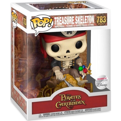 Figura POP Deluxe Pirates of Caribbean  Skeleton Treasure Exclusivo