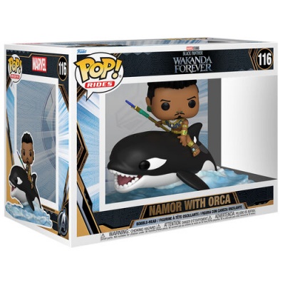 Figura POP #116 Marvel Black Panther Wakanda Forever Namor with Orca