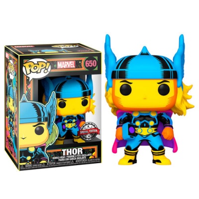Figura POP #650 Marvel Thor Black Light Exclusive