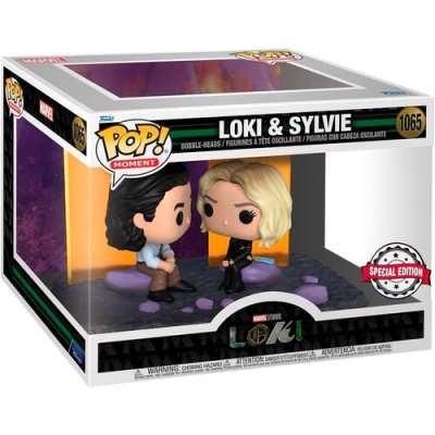Figura POP #1065 Moment Marvel Loki - Loki and Sylvie Exclusive